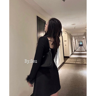 ĐẦM JEAN HỞ LƯNG CHÉO DÂY