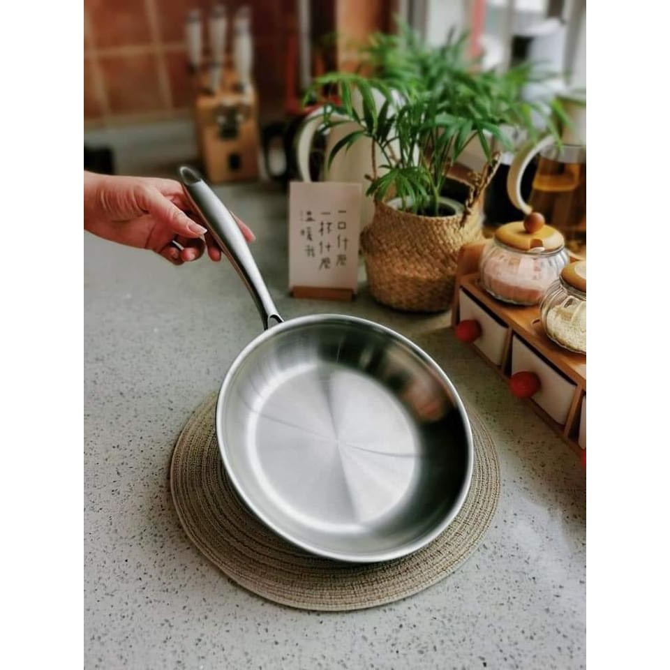 Chảo Lunkai cạn lòng size 20cm