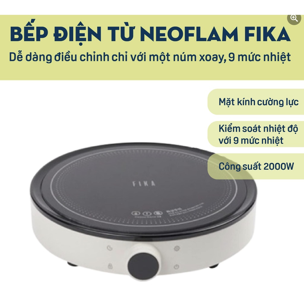 BẾP TỪ ĐƠN FIKA HÀN QUỐC , BẢO HÀNH 12 THÁNG