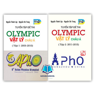 Sách - combo 2 cuốn tuyển tập đề thi olympic vật lý châu á - tập 2