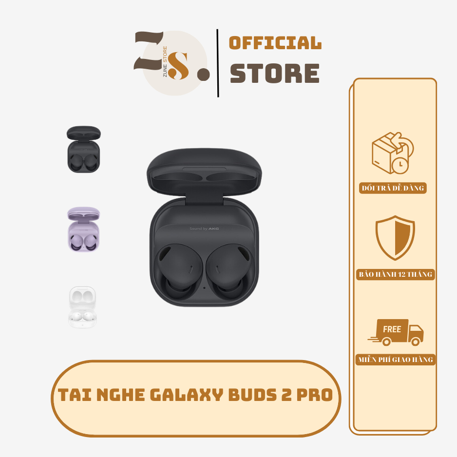 Tai nghe bluetooth Galaxy Buds 2 Pro công nghệ mới chống thấm nước âm thanh tuyệt vời