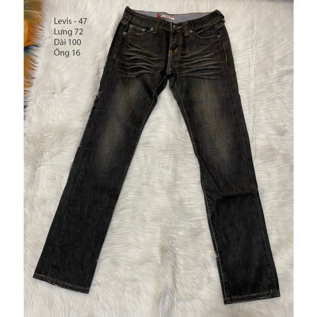 jean nữ LEVIS -Bụi , đẹp  MS 47