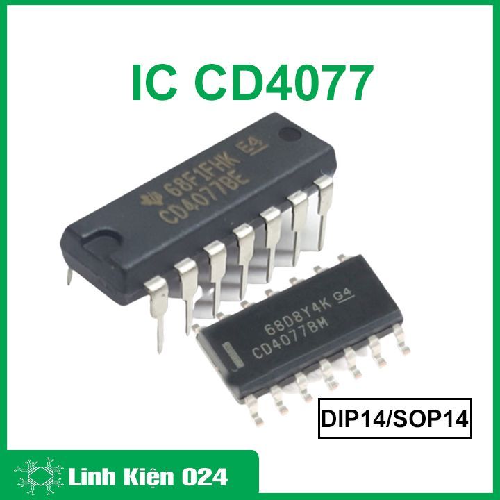 IC chức năng CD4077 16P