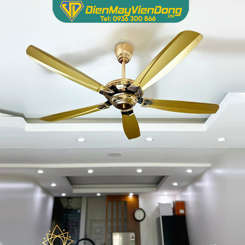 Quạt trần 5 cánh DCTFan Electric Corporation 816KD động cơ DC tiết kiệm điện, điều khiển từ xa 6 cấp độ gió