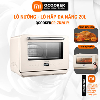 Lò nướng hấp Lò chiên hơi nước Xiaomi Qcooker CR-ZK201Y menu 20 chức năng,tiệt trùng/hấp/nướng dung tích 20L