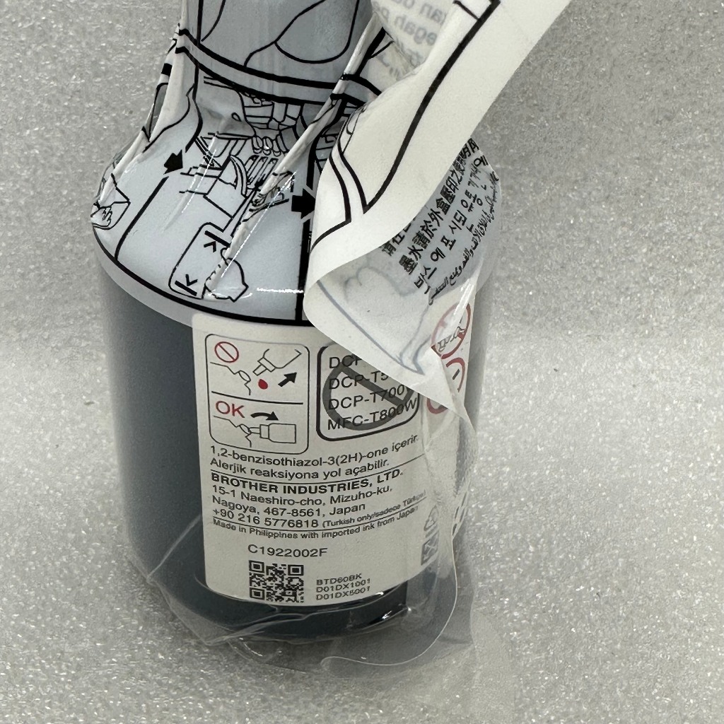 Mực Brother BTD60BK, BT5000C/Y/M NOBOX cho máy in Brother DCP-T310/T510W/710W/MFC-T810W/T910W/ HL-T4000DW/ MFC-T4500