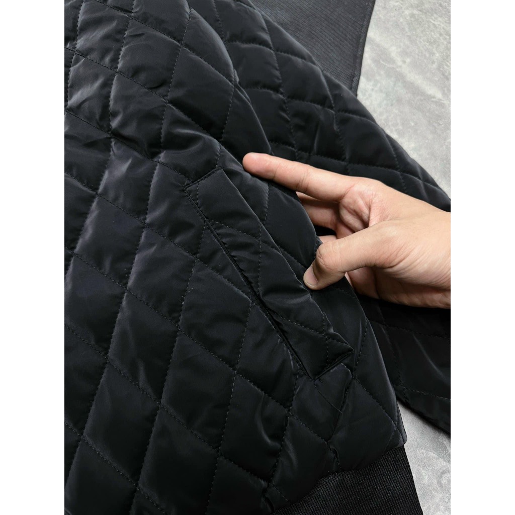 Áo Khoác Phao Quả Chám Chất Nhung Lỳ Siêu Cấp