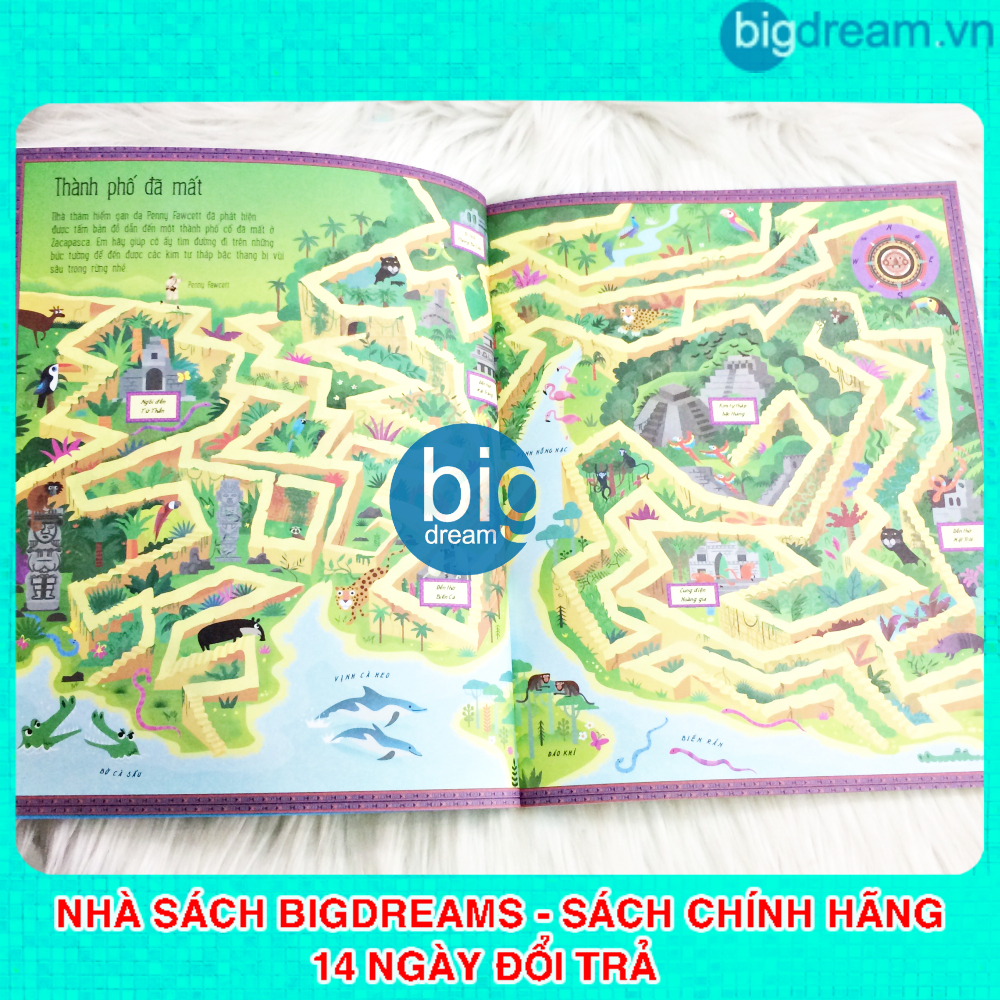 Sách - Mê Cung Phát Triển Tư Duy Khám Phá Thế Giới - Rèn luyện khả năng tập trung, phát triển thị giác và trí thông minh