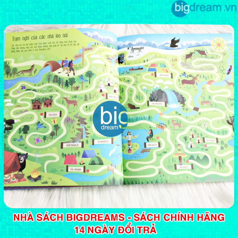 Sách - Mê Cung Phát Triển Tư Duy Khám Phá Thế Giới - Rèn luyện khả năng tập trung, phát triển thị giác và trí thông minh