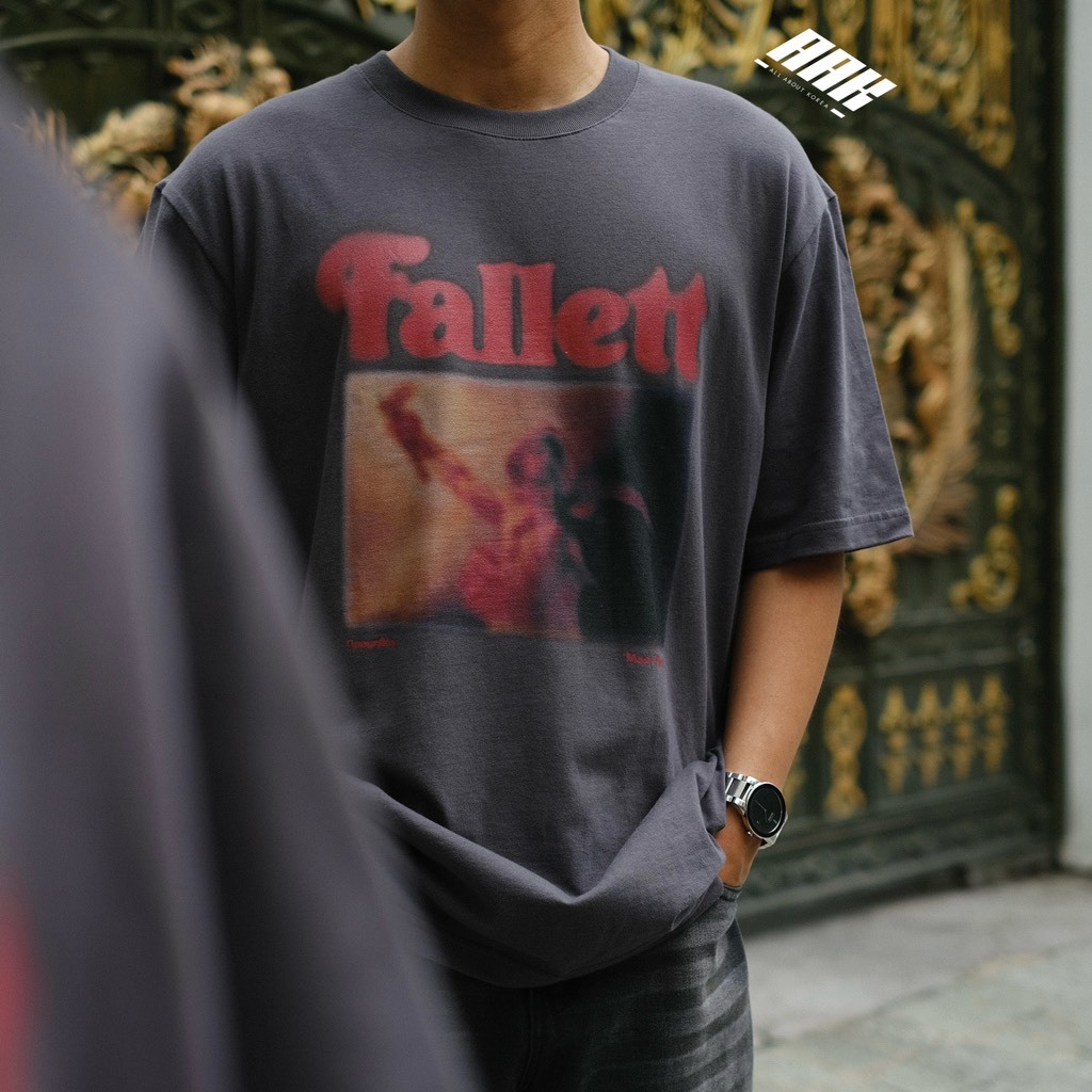 ÁO THUN PHONG CÁCH STREETWEAR HÀN QUỐC THƯƠNG HIỆU FALLETT CHÍNH HÃNG 100%