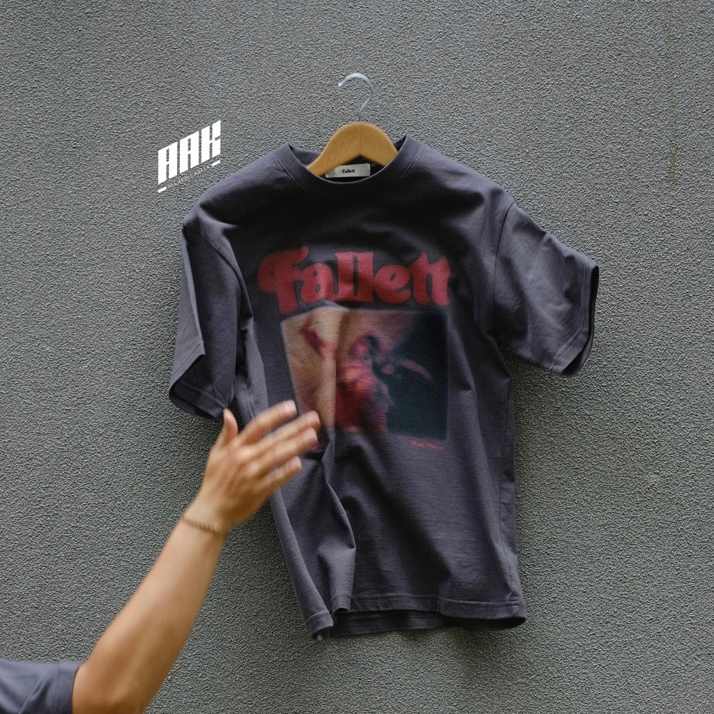 ÁO THUN PHONG CÁCH STREETWEAR HÀN QUỐC THƯƠNG HIỆU FALLETT CHÍNH HÃNG 100%