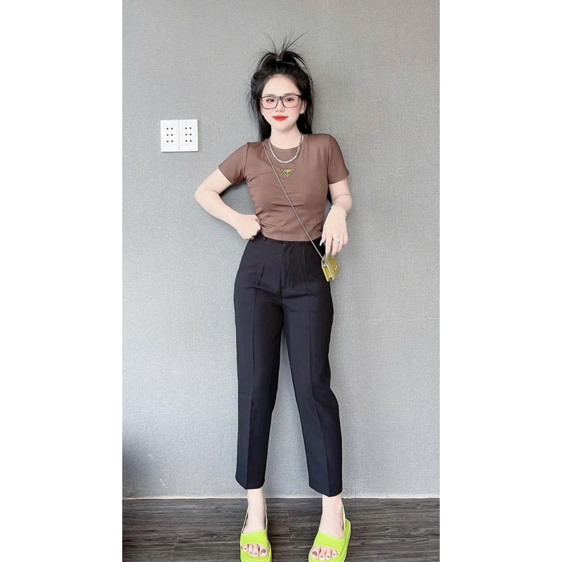 QUẦN TÂY BAGGY 9 tất lưng cao