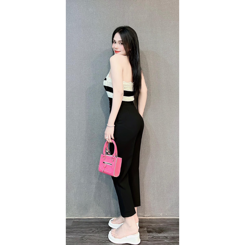 QUẦN TÂY BAGGY 9 tất lưng cao