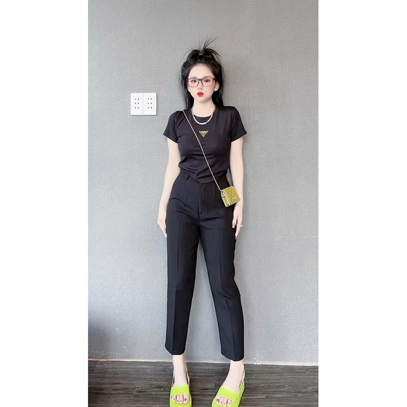 QUẦN TÂY BAGGY 9 tất lưng cao