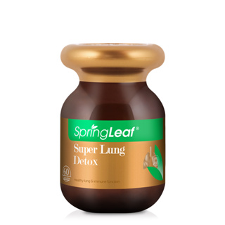 Thải độc phổi Super Lung Detox Spring Leaf giúp bảo vệ phổi làm giảm tắc