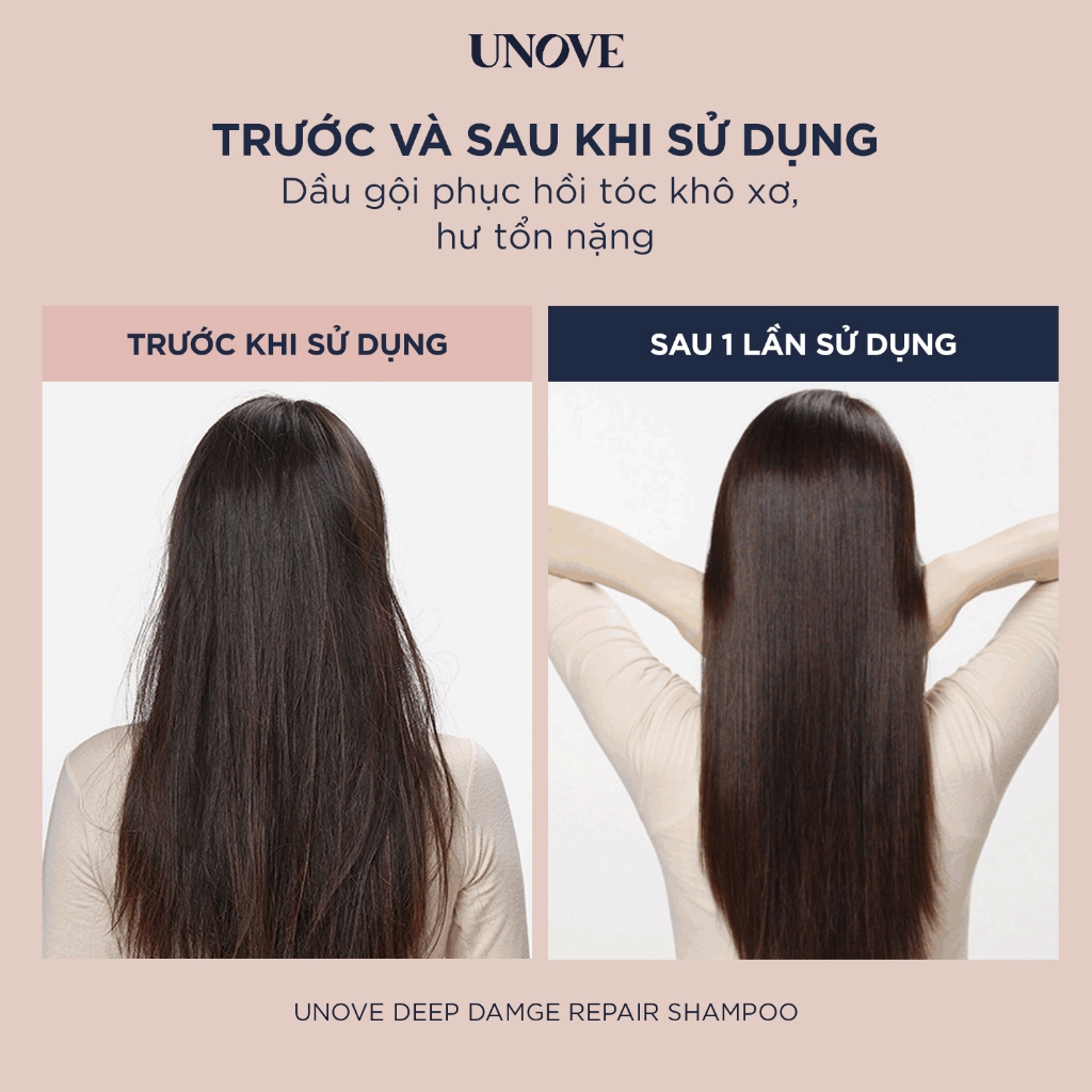 Dầu gội phục hồi hư tổn chuyên sâu DR.FORHAIR UNOVE DEEP DAMAGE REPAIR SHAMPOO 500g