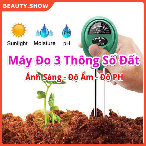 Máy Đo Độ Ẩm, Đo PH, Ánh Sáng Đất Canh Tác