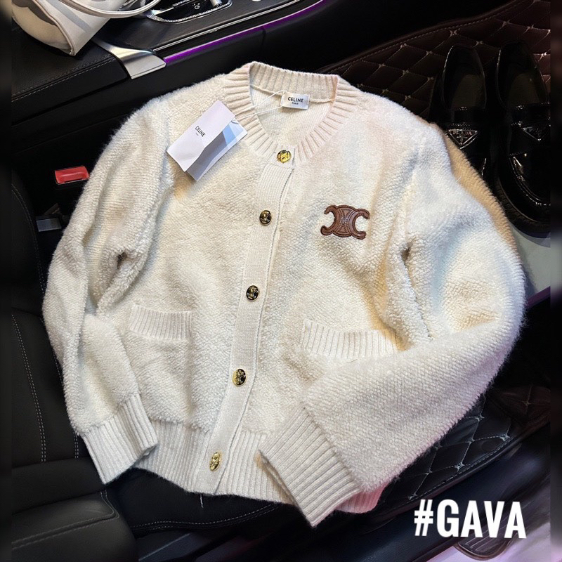 Áo khoác len lông Ce.Line siêu đẹp qcl1