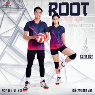 Bộ Quần Áo Bóng Chuyền Nữ Beyono Root 2023,Áo bóng chuyền đẹp thoáng mát mới nhất