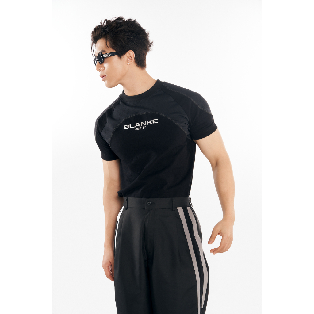 BLANKESPACE Áo Thể Thao ERIC TEE Chất Cotton Phối Lưới Thoáng Mát Thấm Hút Tốt Nam Nữ Unisex