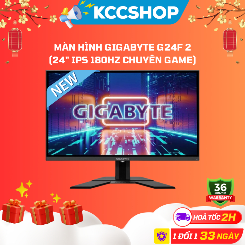 Màn hình GIGABYTE G24F 2 24" IPS 180Hz chuyên game bán chạy