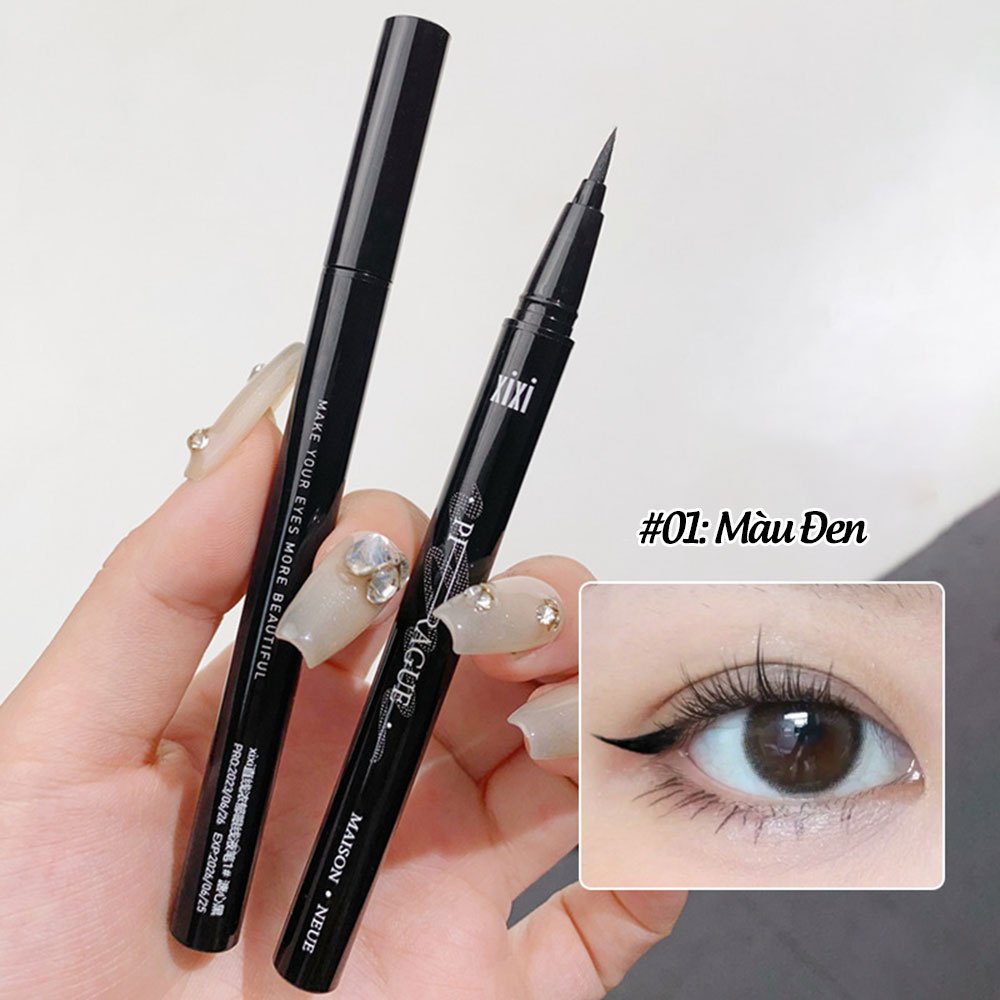 Kẻ mắt Xixi, bút kẻ mắt nước Cool Charm cho người mới bắt đầu eyeliner không lem không trôi