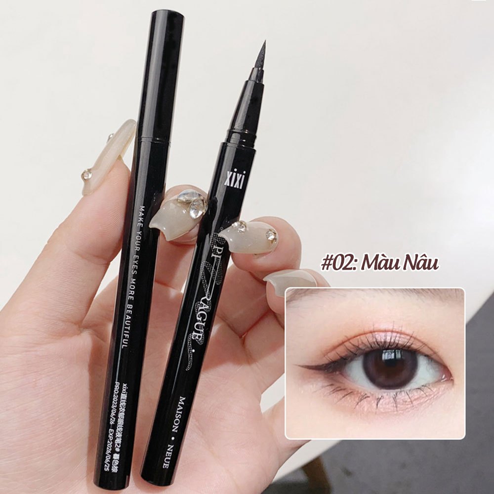 Kẻ mắt Xixi, bút kẻ mắt nước Cool Charm cho người mới bắt đầu eyeliner không lem không trôi
