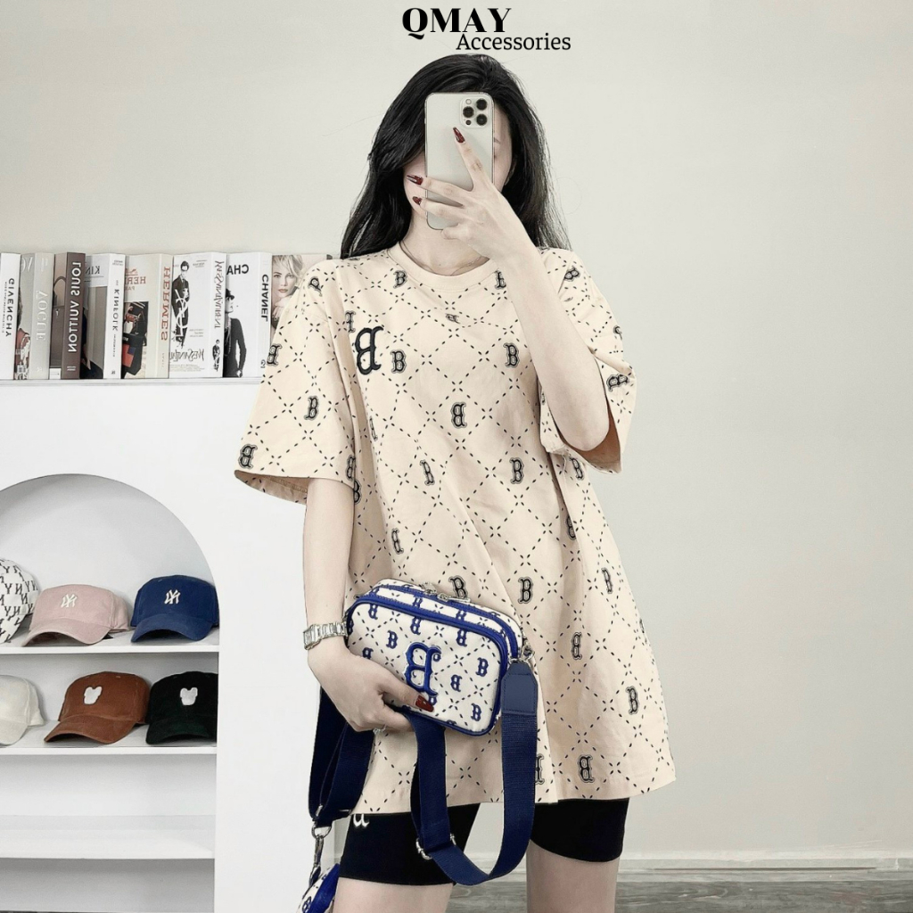 Túi Đeo Chéo MLB Dia Monogram Mini Crossbody Bag B527 Thời Trang Phong Cách Hàn Quốc Size 18cm x 5cm x 11cm