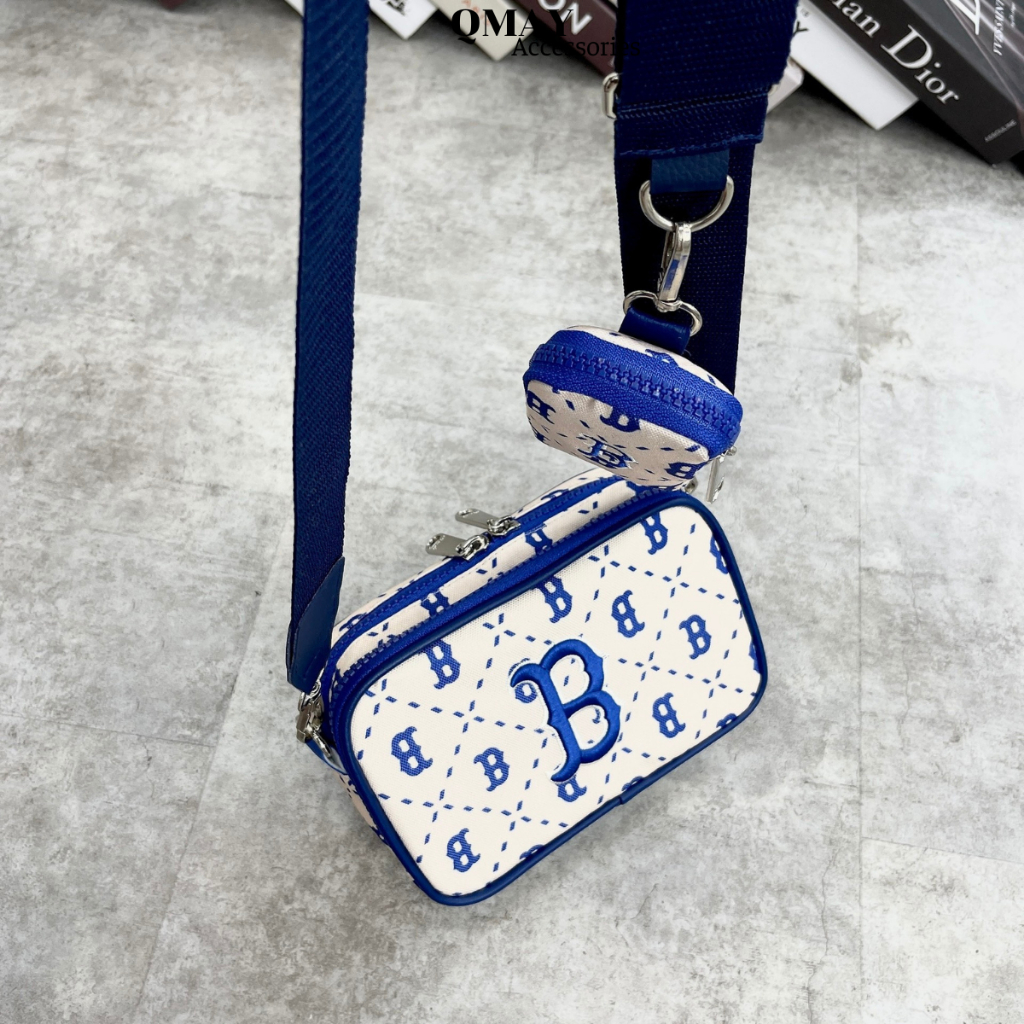 Túi Đeo Chéo MLB Dia Monogram Mini Crossbody Bag B527 Thời Trang Phong Cách Hàn Quốc Size 18cm x 5cm x 11cm