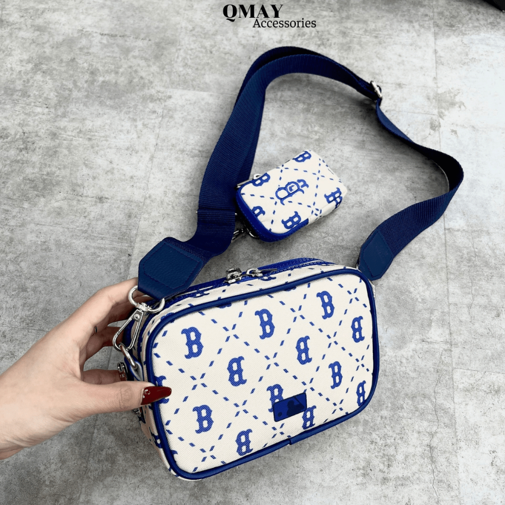 Túi Đeo Chéo MLB Dia Monogram Mini Crossbody Bag B527 Thời Trang Phong Cách Hàn Quốc Size 18cm x 5cm x 11cm