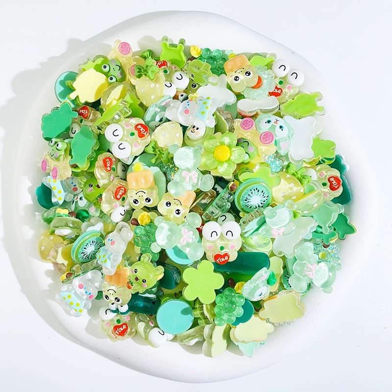 Charm Decor 3D SIZE LỚN trang trí gắn hình bình nước, bàn học siêu dễ thương đủ mẫu lựa có miếng dán