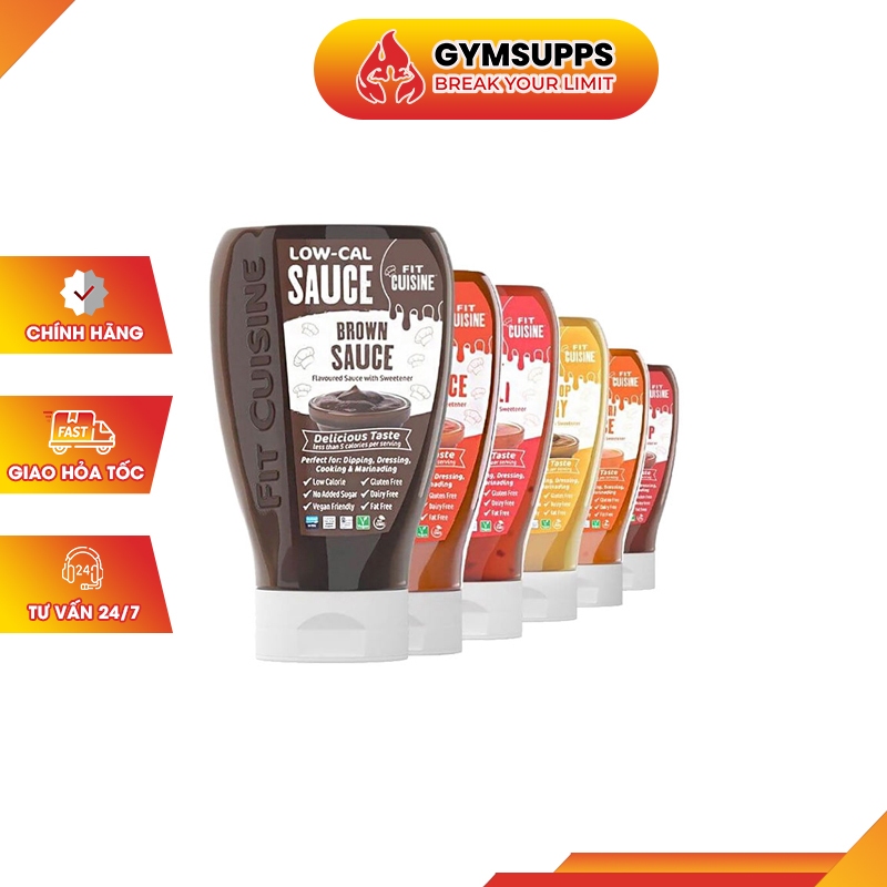 FIT CUISINE LOW CALORIE SAUCE 425ML - Sốt Ăn Kiêng Ít Calo Thơm Ngon