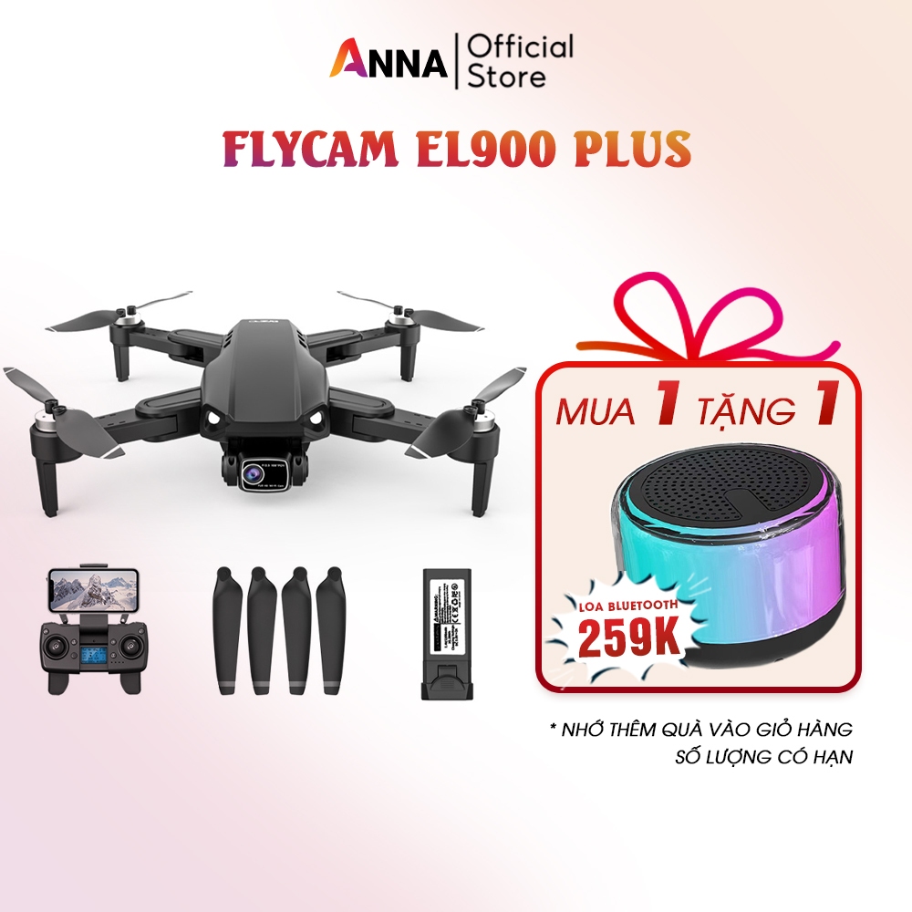 Flycam L900 PRO máy bay điều khiển từ xa định vị GPS, hình ảnh sắc nét 4K, tránh chướng ngại vật, thời gian bay lớn
