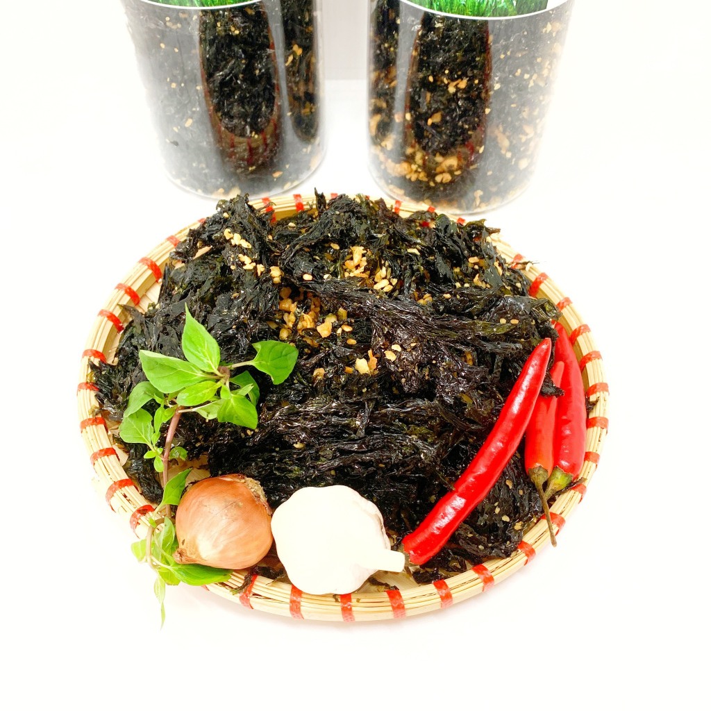 Rong Biển Cháy Tỏi 250Gr Rong Biển Sấy Giòn | Anh Béo VNFoods