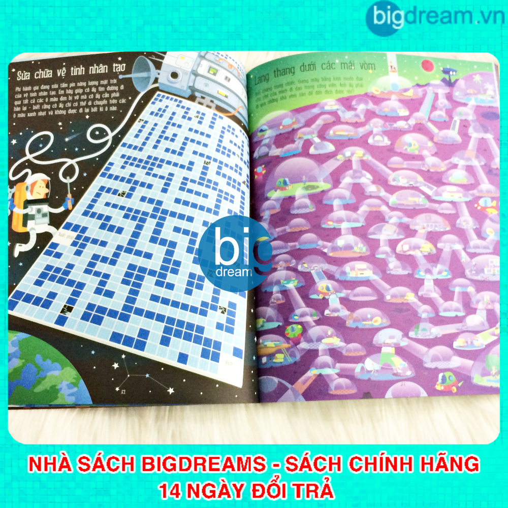 Sách - Mê Cung Phát Triển Tư Duy Du Hành Vũ Trụ - Rèn luyện khả năng tập trung, phát triển thị giác và trí thông minh