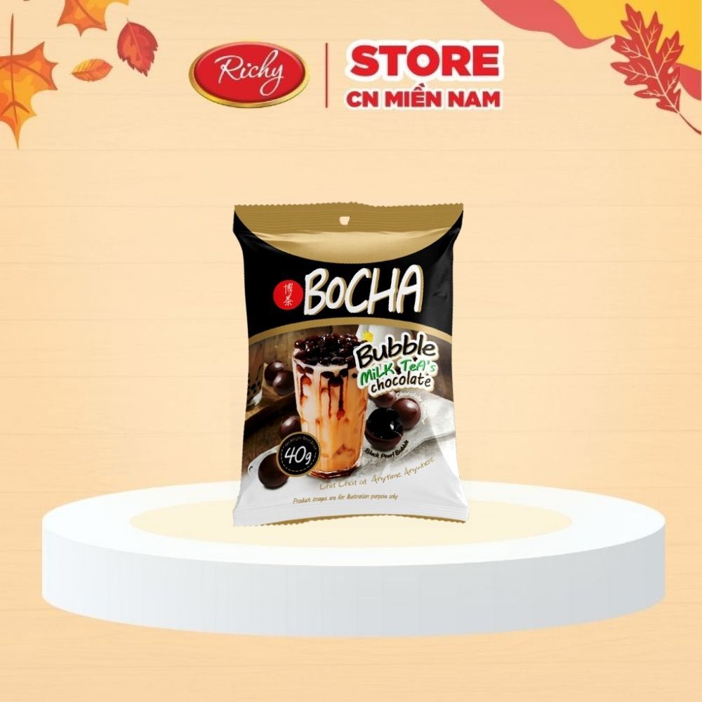 Kẹo trà sữa Bocha Richy gói 40 gram
