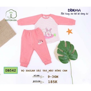 Bộ dài tay dày zaglan Dokma DB542