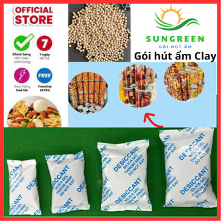 Gói hút ẩm thực phẩm ăn liền Clay loại 5/10/20g Clay (Đất sét hoạt tính OPP) - Hạt chống ẩm mốc loại 1, khử mùi