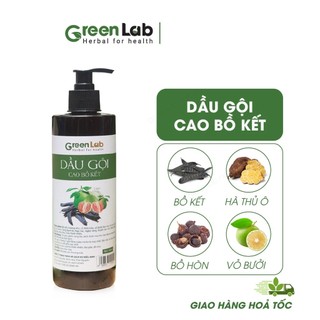 Dầu gội bồ kết cô đặc Greenlab, Dầu gội thảo dược sạch gàu, nấm ngứa, ngăn rụng tóc, mọc tóc chai 500ml