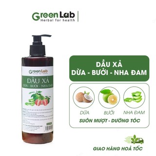 Dầu xả dừa bưởi nha đam GreenLab mượt tóc chai 500ml