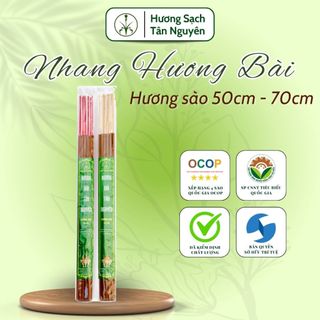 Nhang thơm Tân Nguyên, nhang sạch, nhàng bài sào cháy 2h đến 4h dài 50cm, 70cm