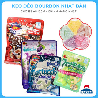 Kẹo dẻo Bourbon Nhật bản vị trái cây cho bé 3 tuổi