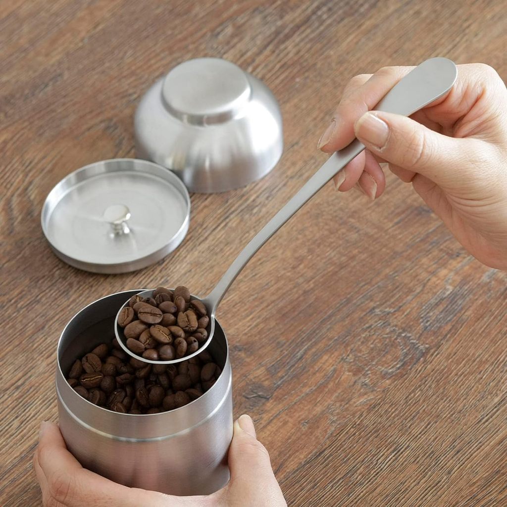 Thìa Cupping cà phê Kogu Nhật Bản Kim Loại màu Bạc