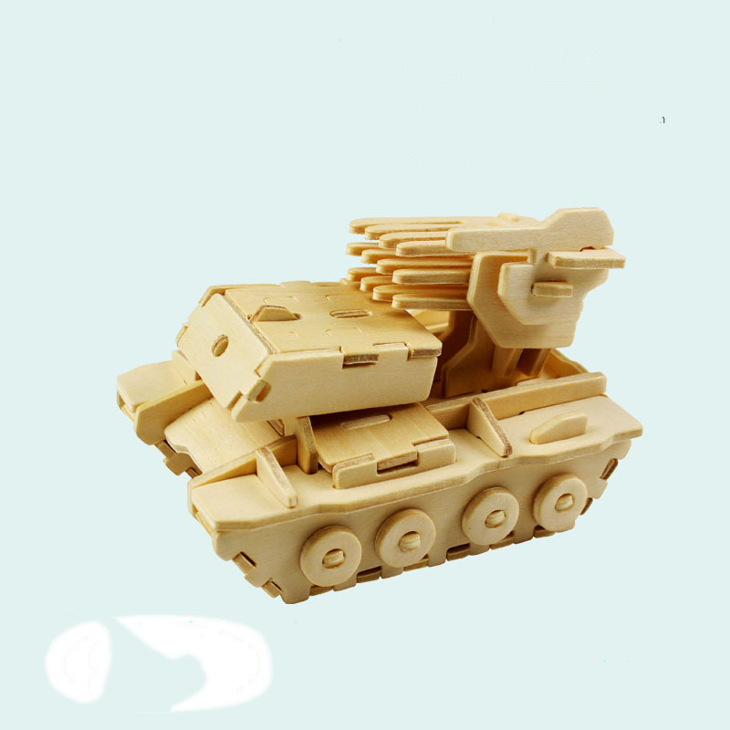 Tự Lắp Ráp Mô Hình Gỗ 3D ngẫu nhiên Xe tank, xe tăng, Xe Ô Tô, Tàu Hỏa, Đồ Chơi Thông Minh Cho Trẻ