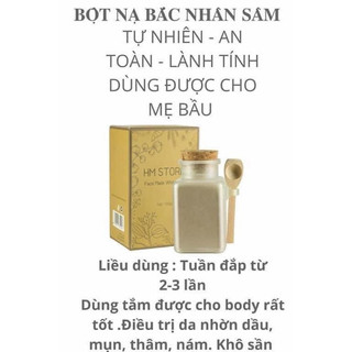 Bột Nạ Bắc nhân sâm HM STORE đắp mặt nạ dưỡng da