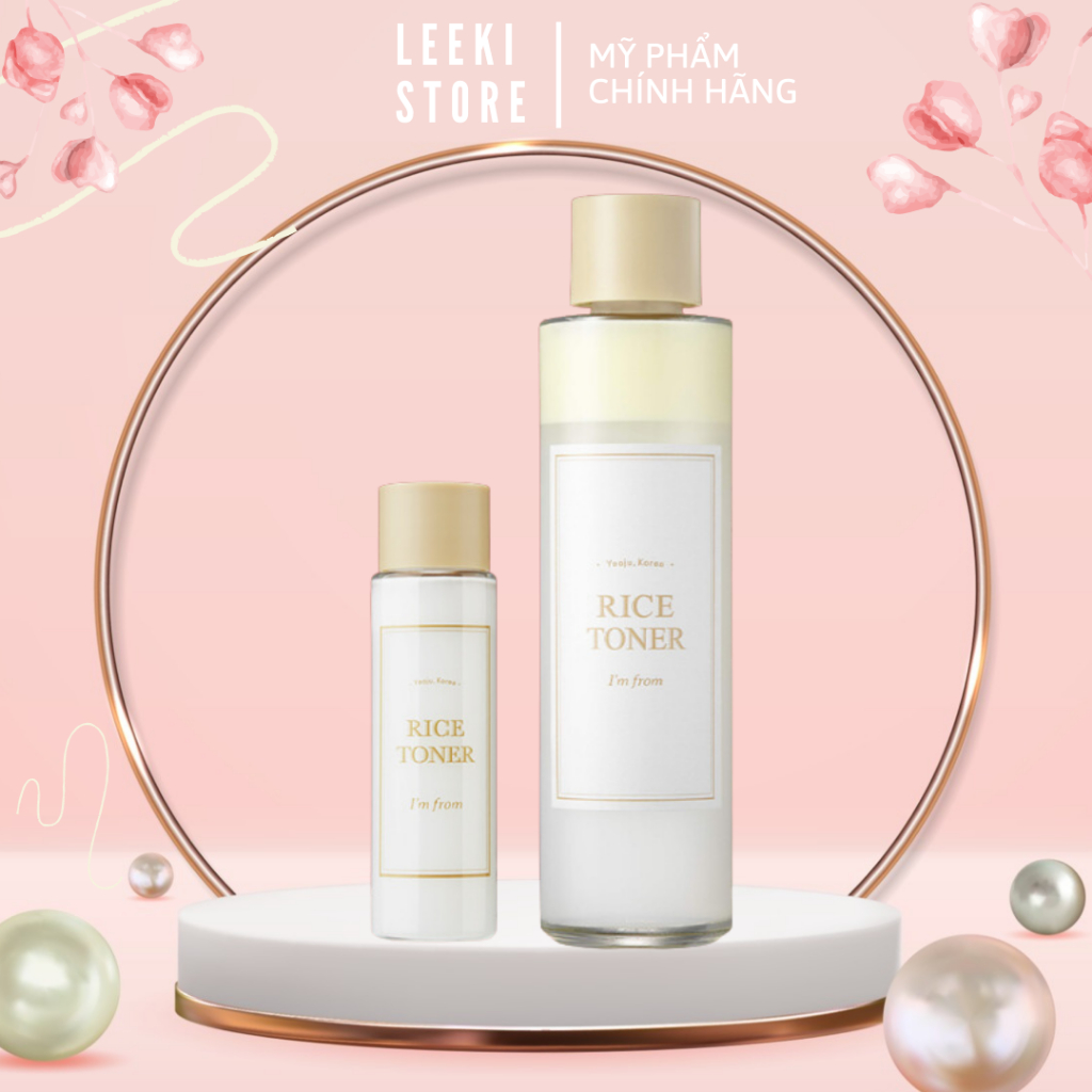 Nước Hoa Hồng Dưỡng Sáng Da Gạo Tươi I'm From Rice Toner
