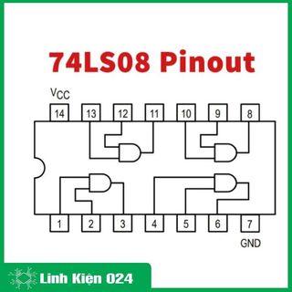 74LS08 Quad 2-input AND Gate DIP14