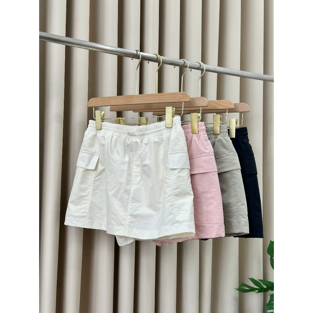 Chân váy dù túi hộp lưng chun ALI SKIRT