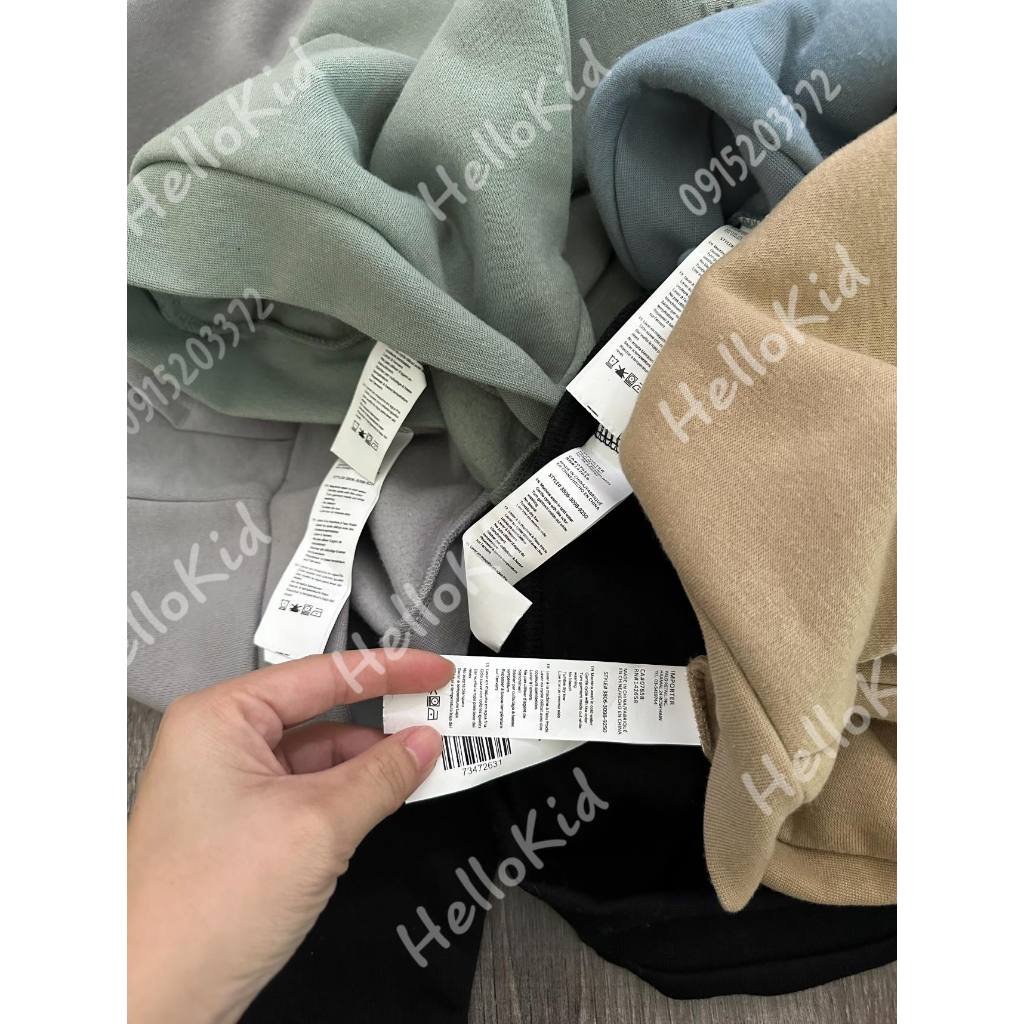 Áo nỉ hoodie essen cho bé