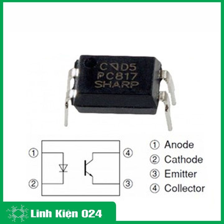 Sản phẩm Opto PC817 Sharp 5V 5mA